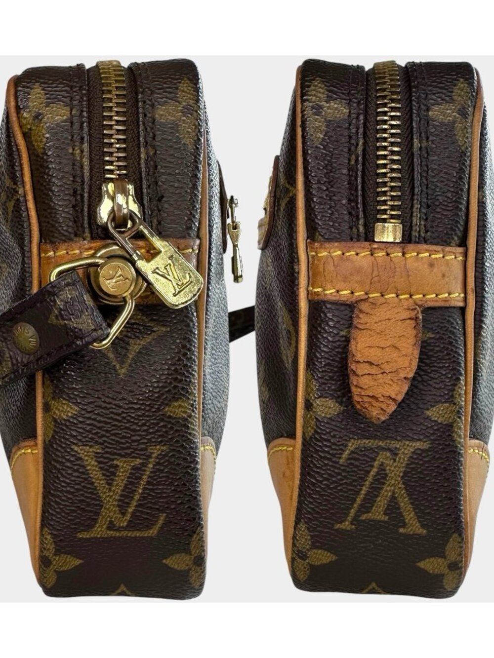Authentic Louis Vuitton Marly Dragonne GM Monogram Clutch Pouch Hand Bag SL 0933 - Picture 7 of 12